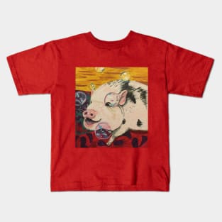 Mr. Oinkers Kids T-Shirt